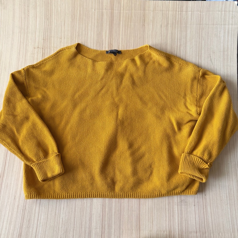 French Connection Golden Yellow Women's Sweater